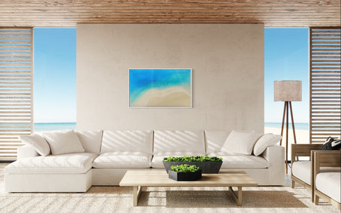 follow the oceans dreams epoxy resin painting